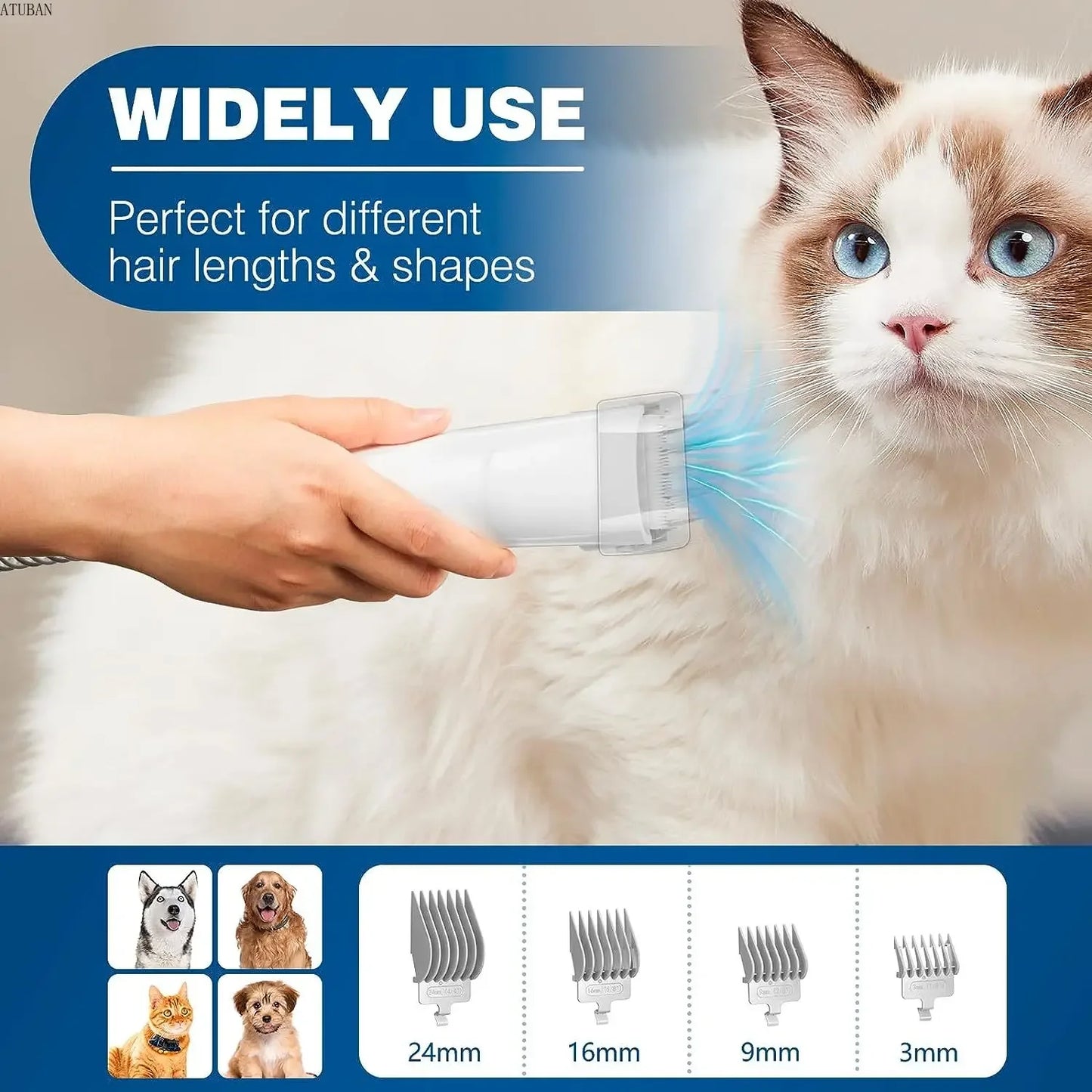 PET HAIR VACUUM KIT